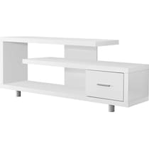 amado white tv stand   