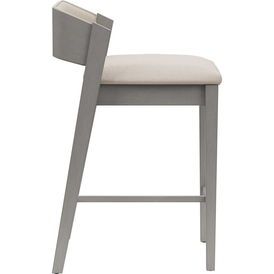 amalfi gray counter height stool   