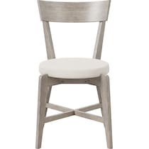 amanda gray dining chair   