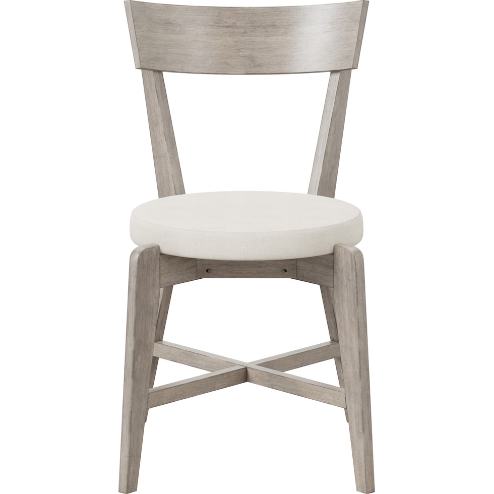 amanda gray dining chair   