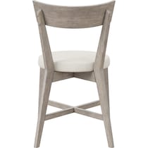 amanda gray dining chair   