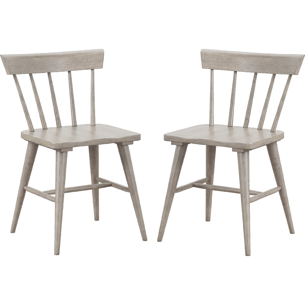 amanda gray dining chair   