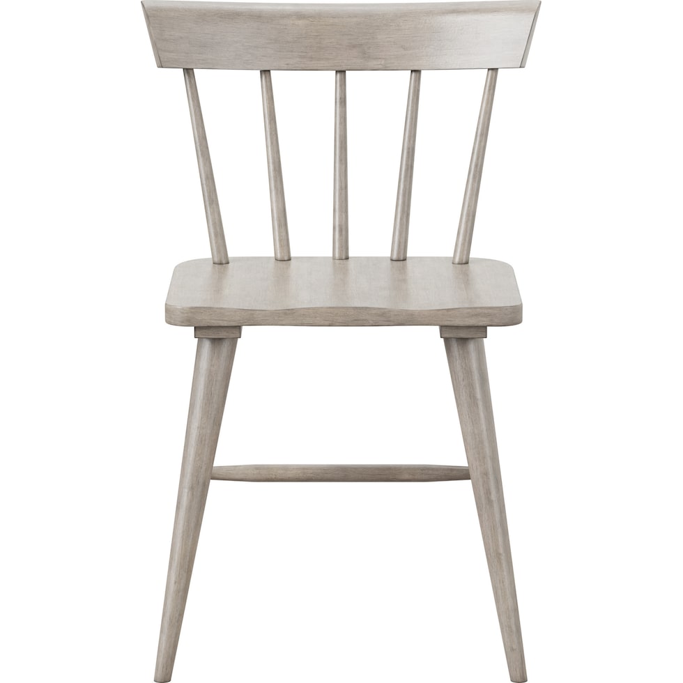 amanda gray dining chair   