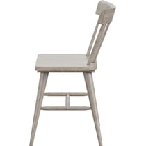 amanda gray dining chair   