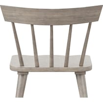 amanda gray dining chair   