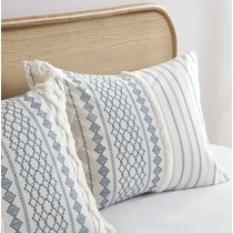 amari blue white full queen bedding set   