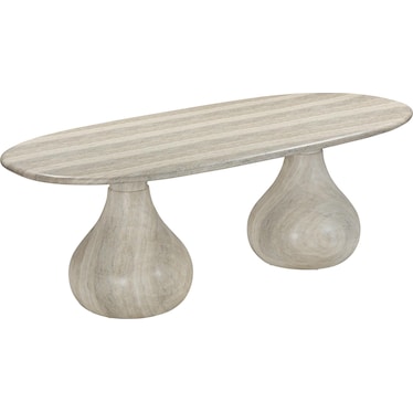 Amarillo Indoor/Outdoor Oval Pedestal Dining Table