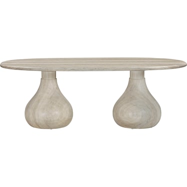 Amarillo Indoor/Outdoor Oval Pedestal Dining Table