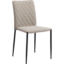 amber white dining chair   