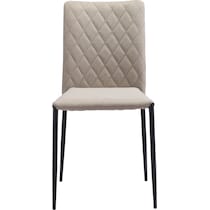 amber white dining chair   