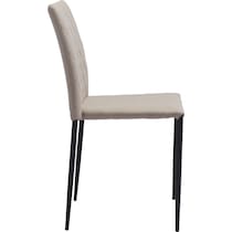 amber white dining chair   