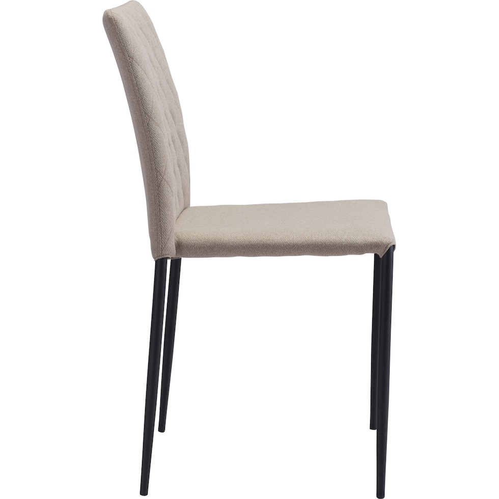 amber white dining chair   