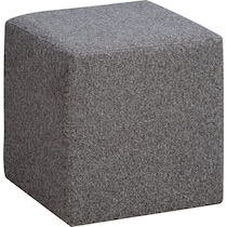 ambre gray ottoman   