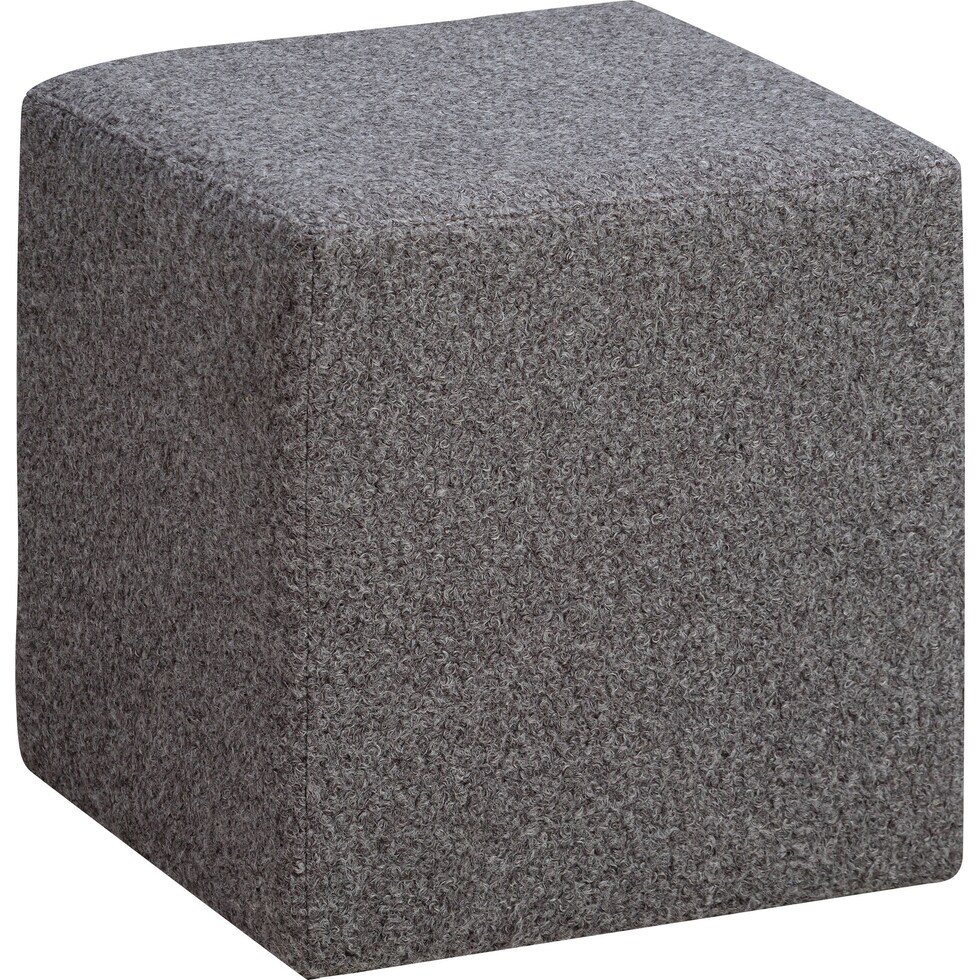 ambre gray ottoman   