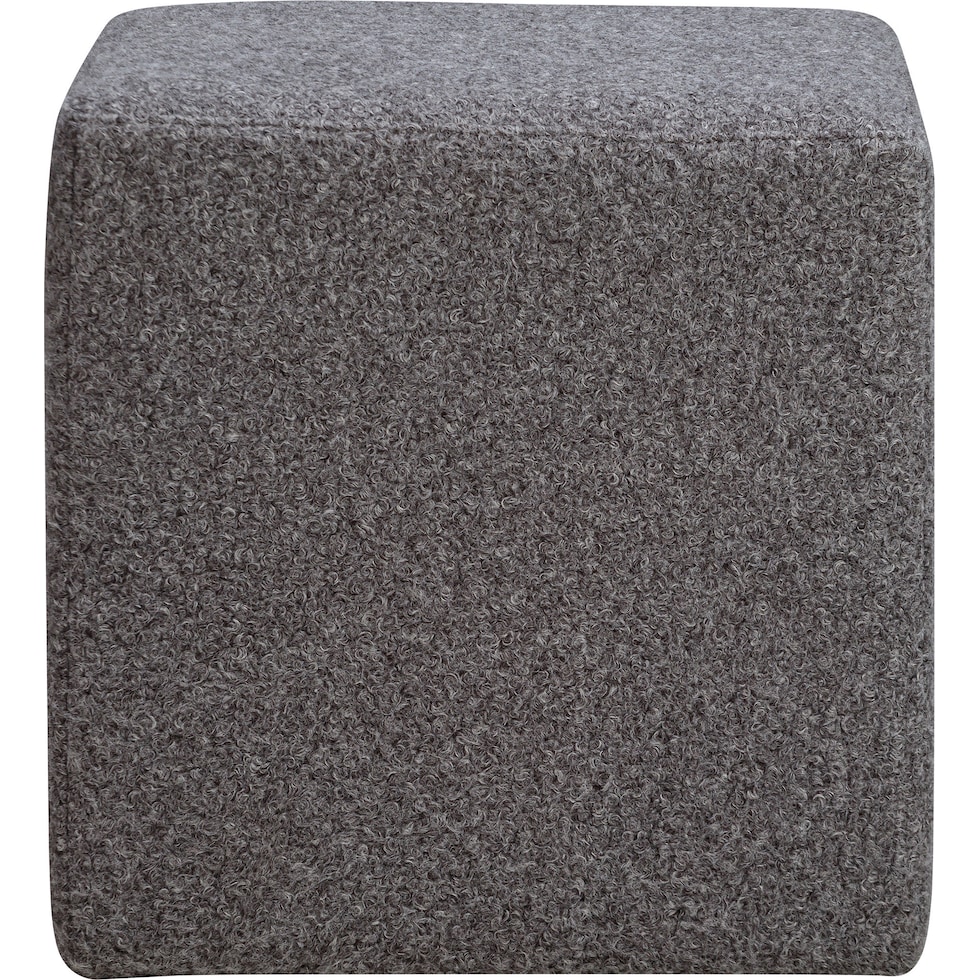 ambre gray ottoman   
