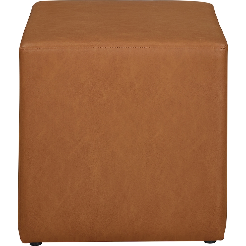 ambre light brown ottoman   