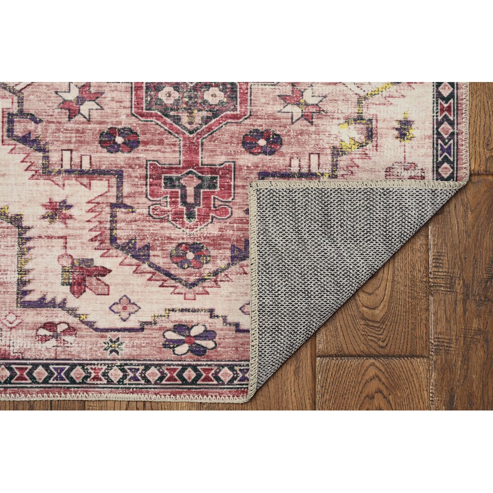ambrose red area rug  x    