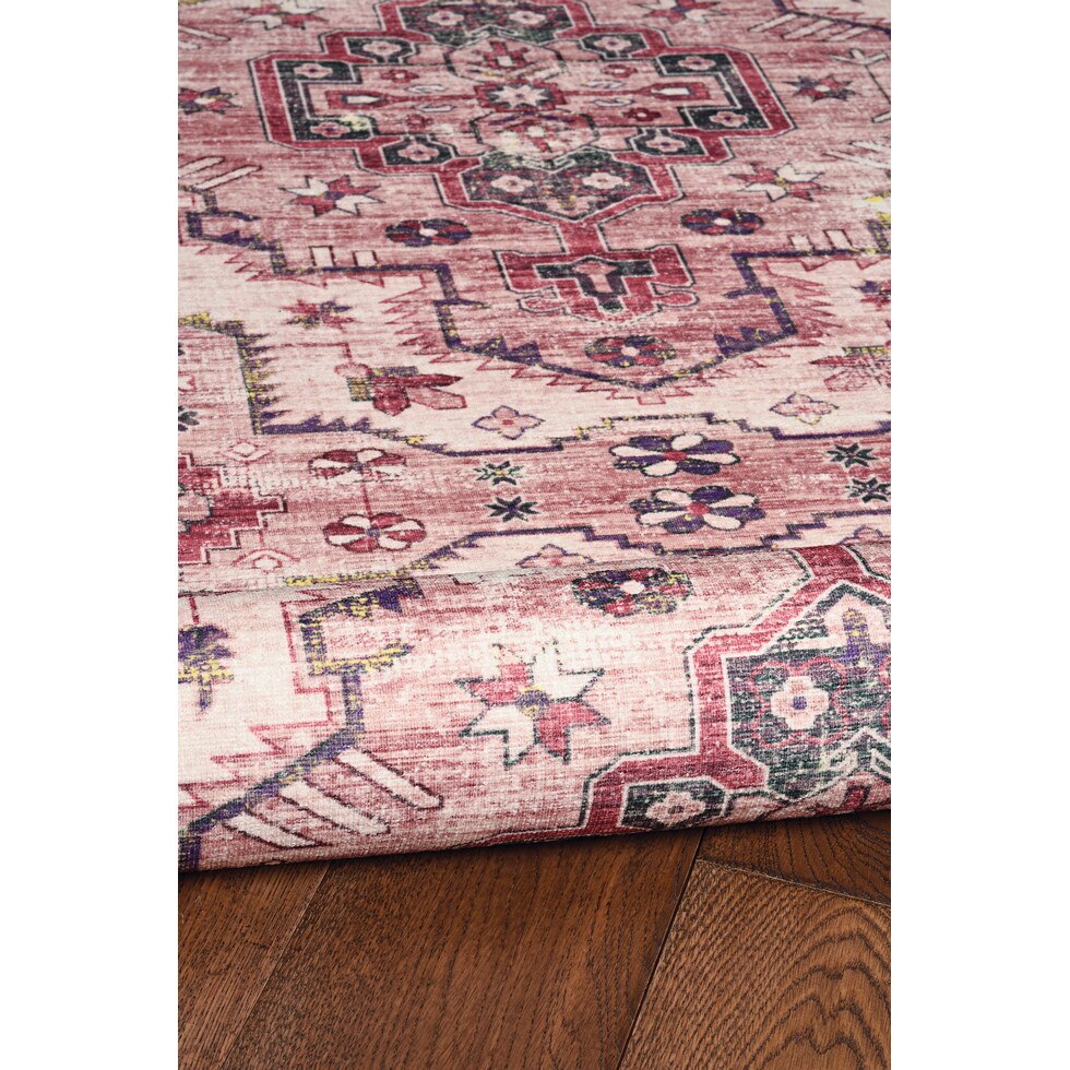 ambrose red area rug  x    