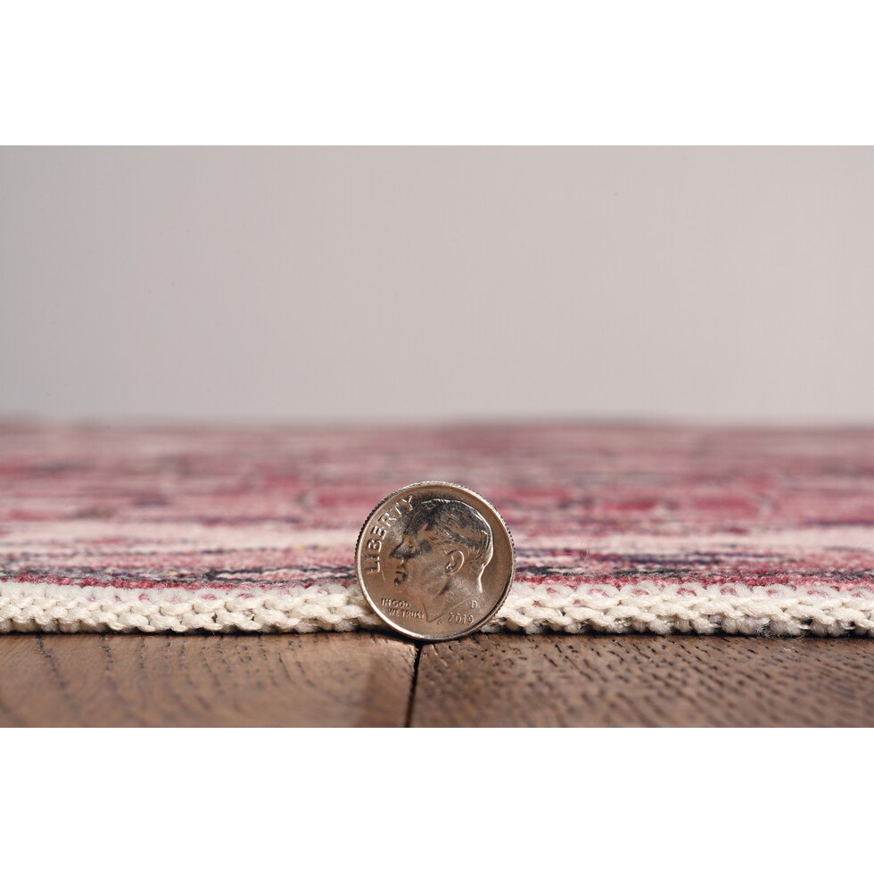 ambrose red area rug  x    