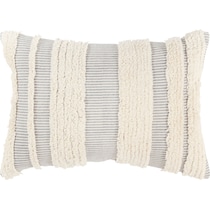 amelia gray accent pillow   