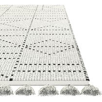 amelie white area rug  x    