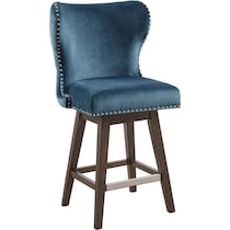 amenadiel blue counter height stool   