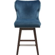 amenadiel blue counter height stool   