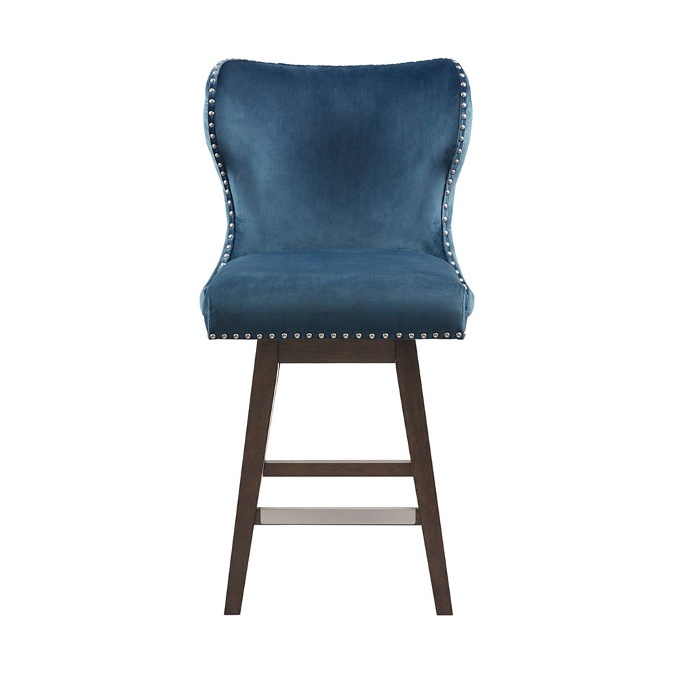 amenadiel blue counter height stool   