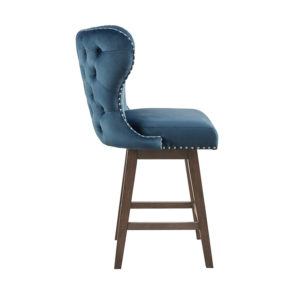 amenadiel blue counter height stool   