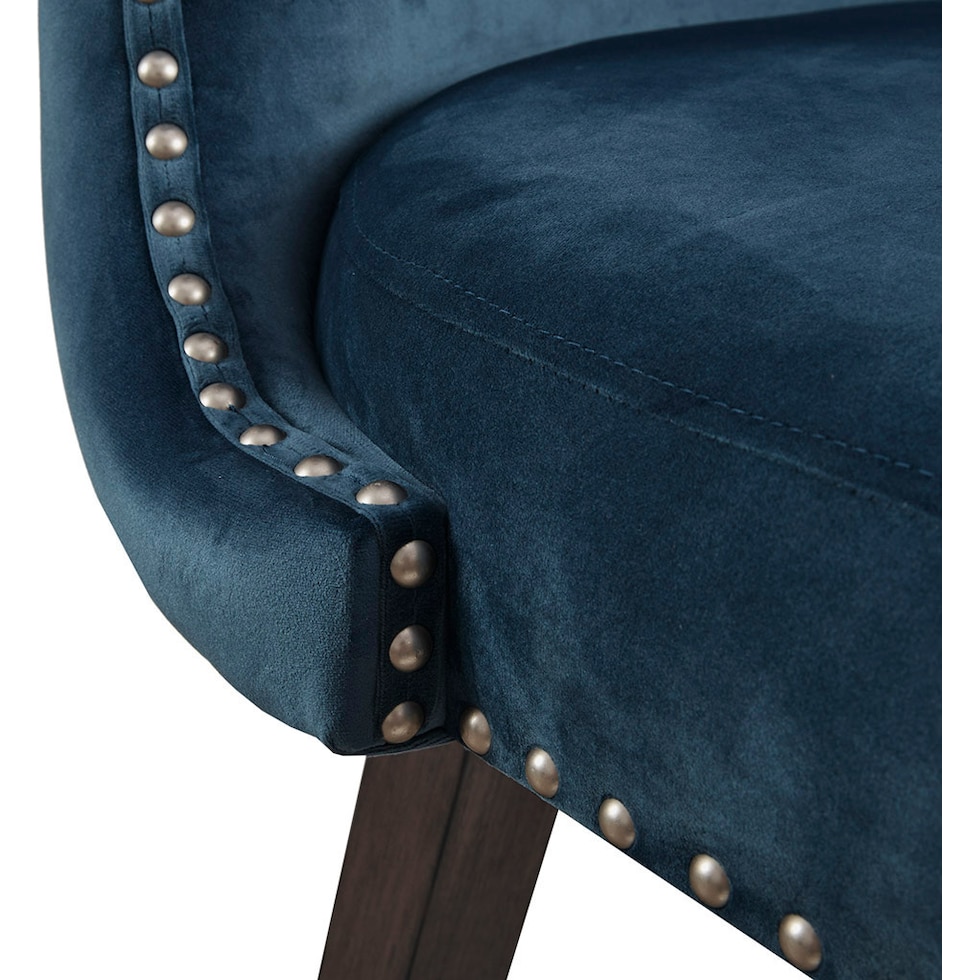 amenadiel blue counter height stool   