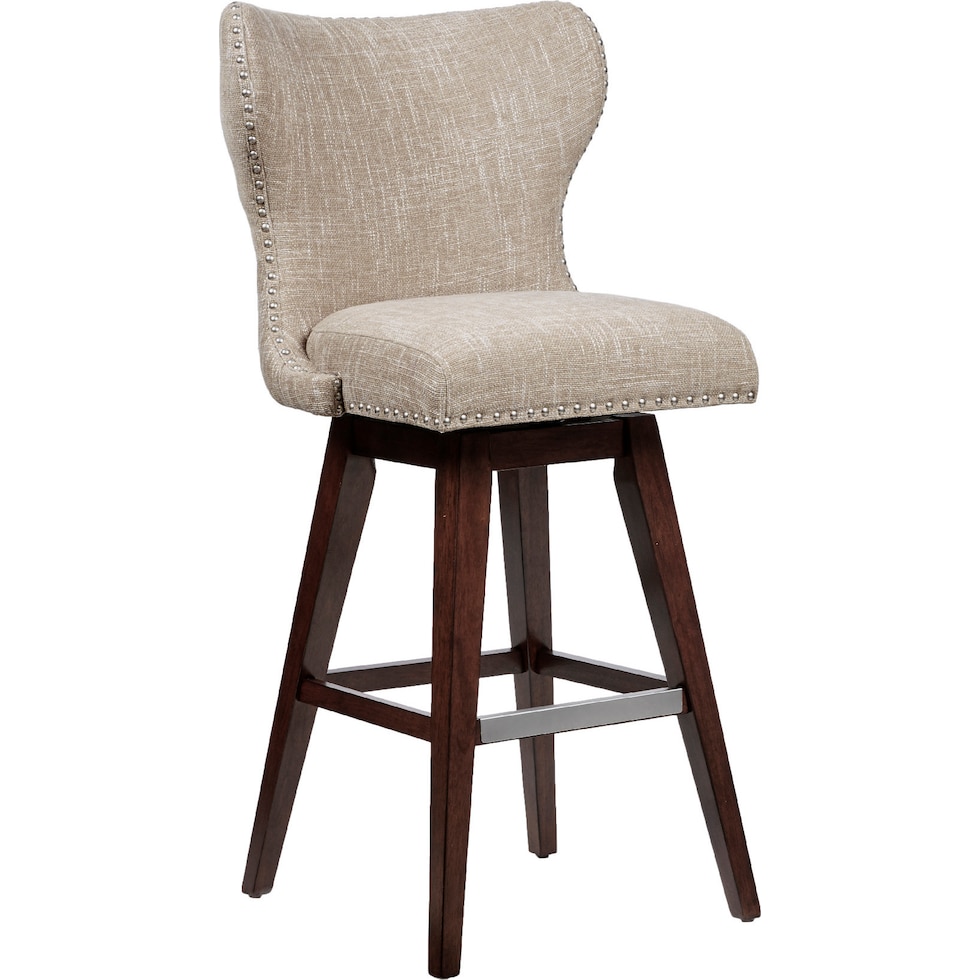 amenadiel light brown bar stool   