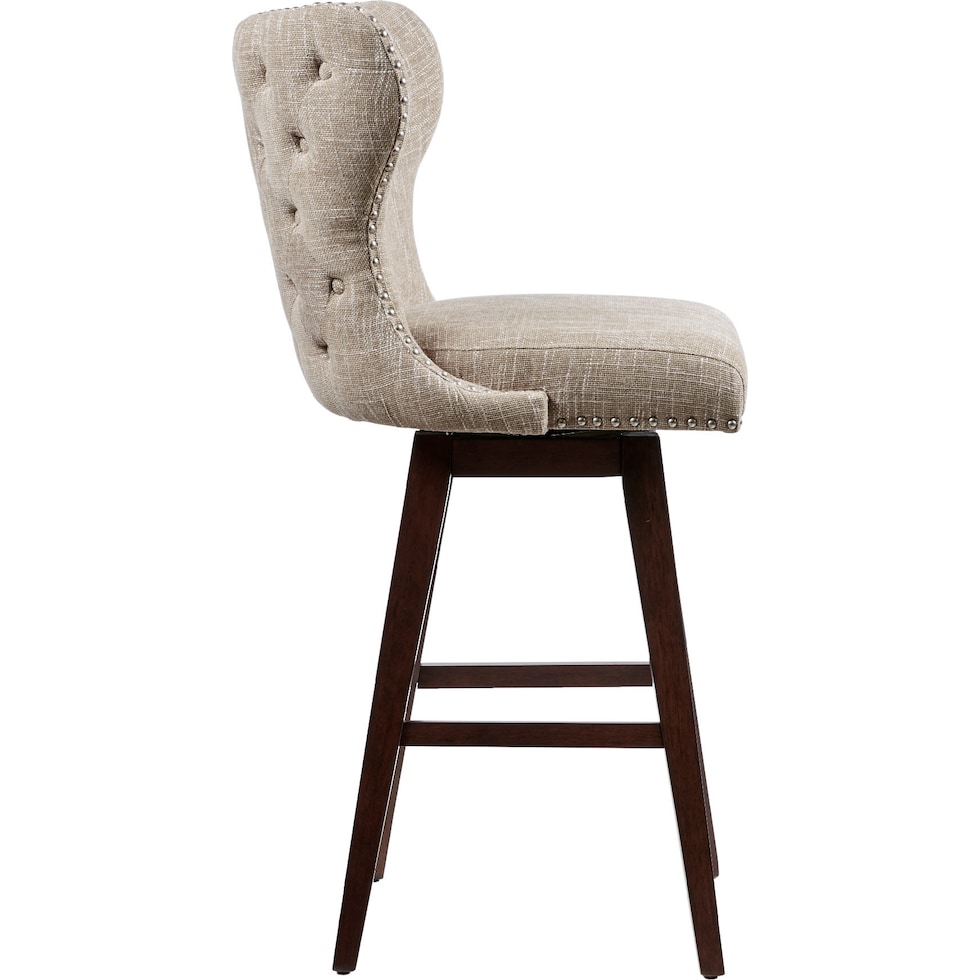 amenadiel light brown bar stool   