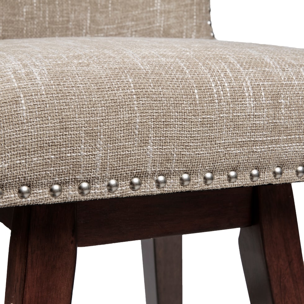 amenadiel light brown bar stool   