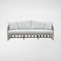 amherst white outdoor sofa set   