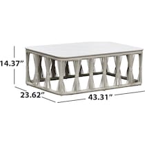 amherst white outdoor sofa set   
