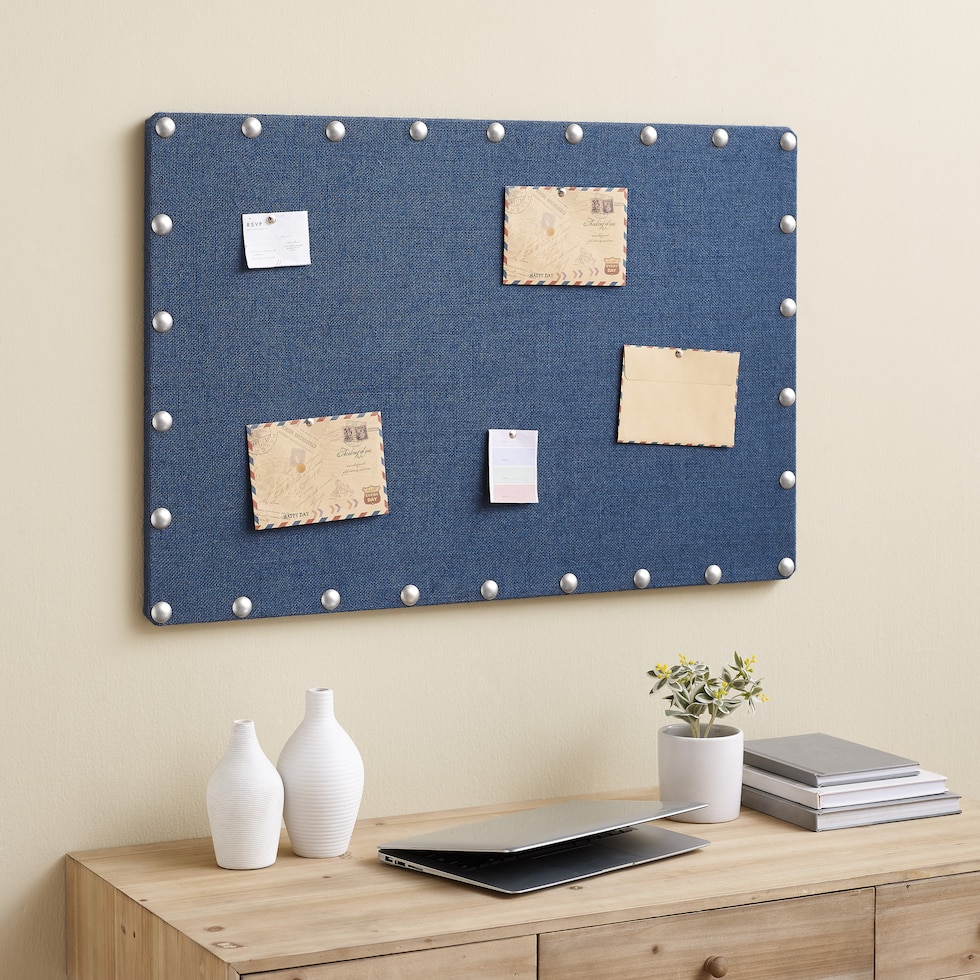 amico blue wall art   