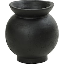 amore black vase   