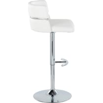 anabelle white bar stool   