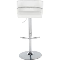 anabelle white bar stool   