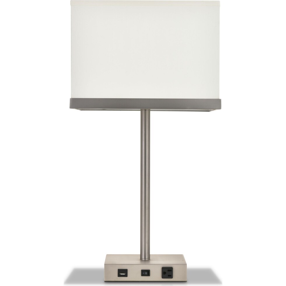 anakin gray table lamp   