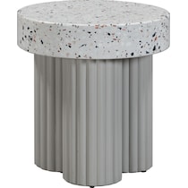 anchorage gray side table   