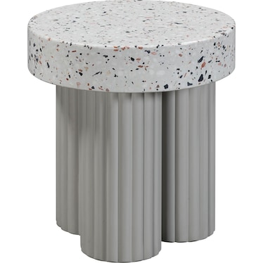 Anchorage Indoor/Outdoor Terazzo Side Table