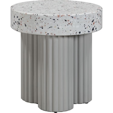 Anchorage Indoor/Outdoor Terazzo Side Table