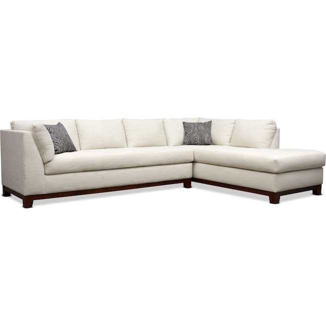 Living Room Furniture - Anderson 2-Piece Sectional with Chaise
