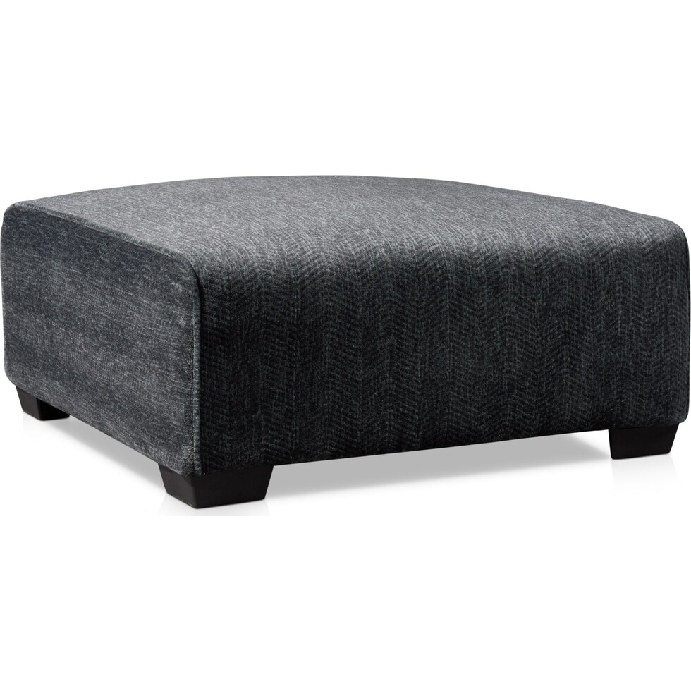 andi gray ottoman   