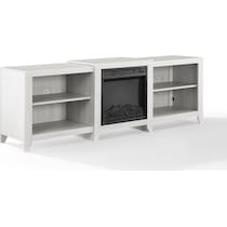 andie white entertainment wall unit   