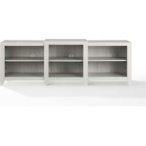 andie white entertainment wall unit   