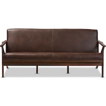 andrea dark brown sofa   