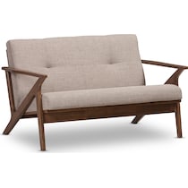 andrea gray loveseat   