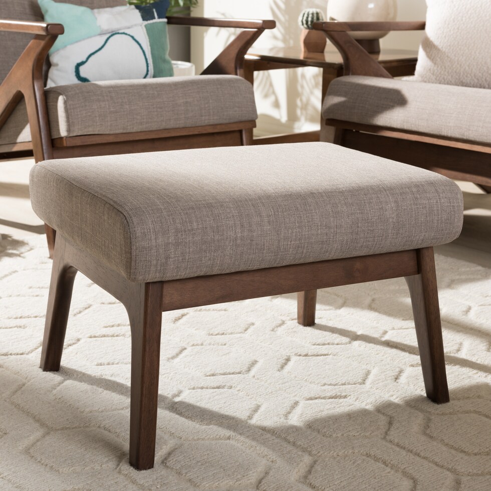 andrea gray ottoman   